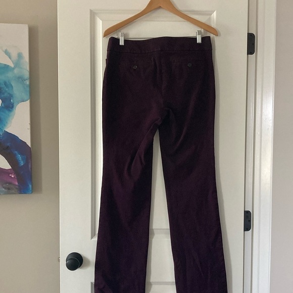 LOFT 10 TALL Zoe Boot Cut pants purple - Picture 8 of 12